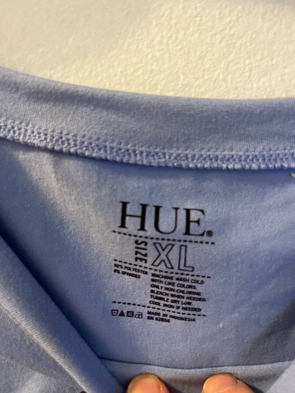HUE XL Light Blue Pajama Top